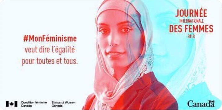 Publicité, Condition féminine Canada, Journée internationale des droits de la femme, 2018-03-08